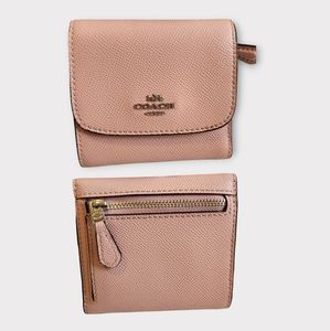 Coach Compact Wallet, Light Pink